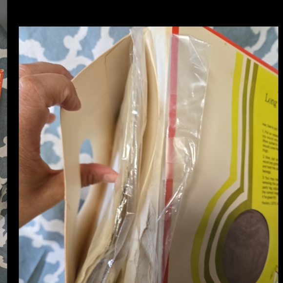 Vintage Sears lace panty n hose panty hose sz average  new u unused movie prop - Picture 6 of 7